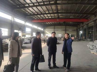 周德福、王家祥一行到安徽呂華新型建材考察調研